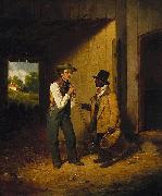 Francis William Edmonds All Talk and No Work oil painting artist